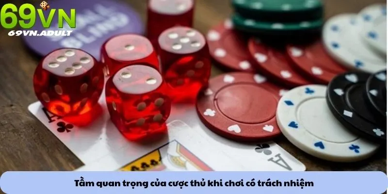 Tầm quan trọng của cược thủ khi chơi có trách nhiệm